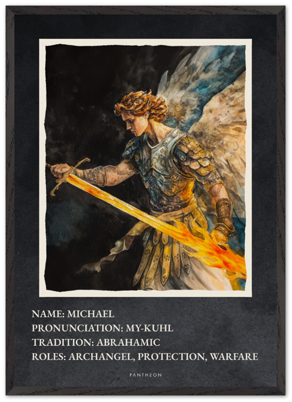 ARCHANGEL MICHAEL PRINT