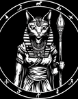 BASTET T-SHIRT - POCKET PRINT | BACK PRINT