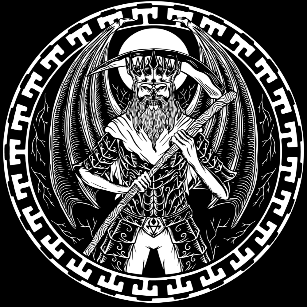 CHERNOBOG T-SHIRT - POCKET PRINT | BACK PRINT | INVERTED