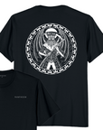 CHERNOBOG T-SHIRT - POCKET PRINT | BACK PRINT | INVERTED