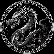 CHINESE DRAGON - POCKET PRINT | BACK PRINT