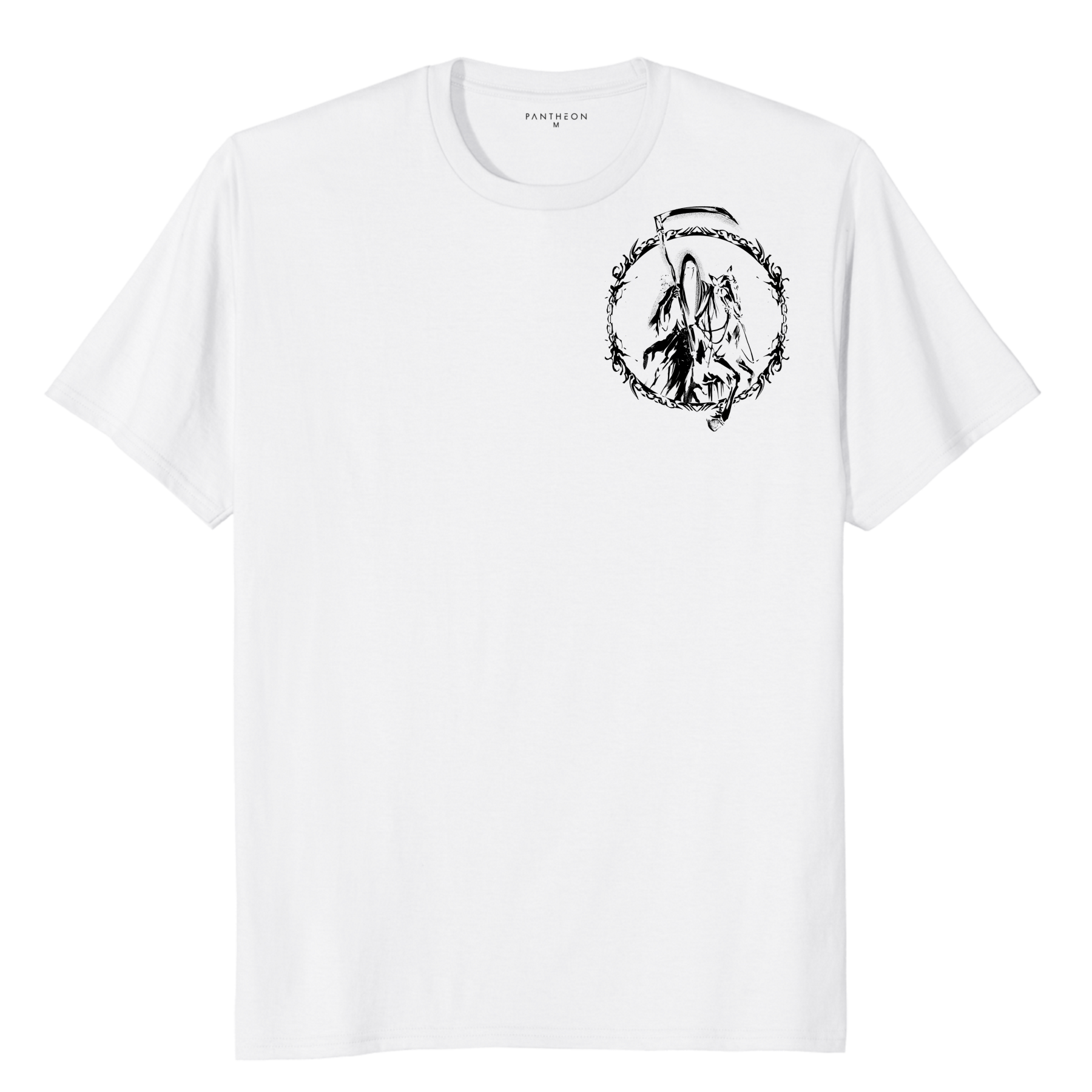 DEATH T-SHIRT - POCKET PRINT | BACK PRINT | INVERTED