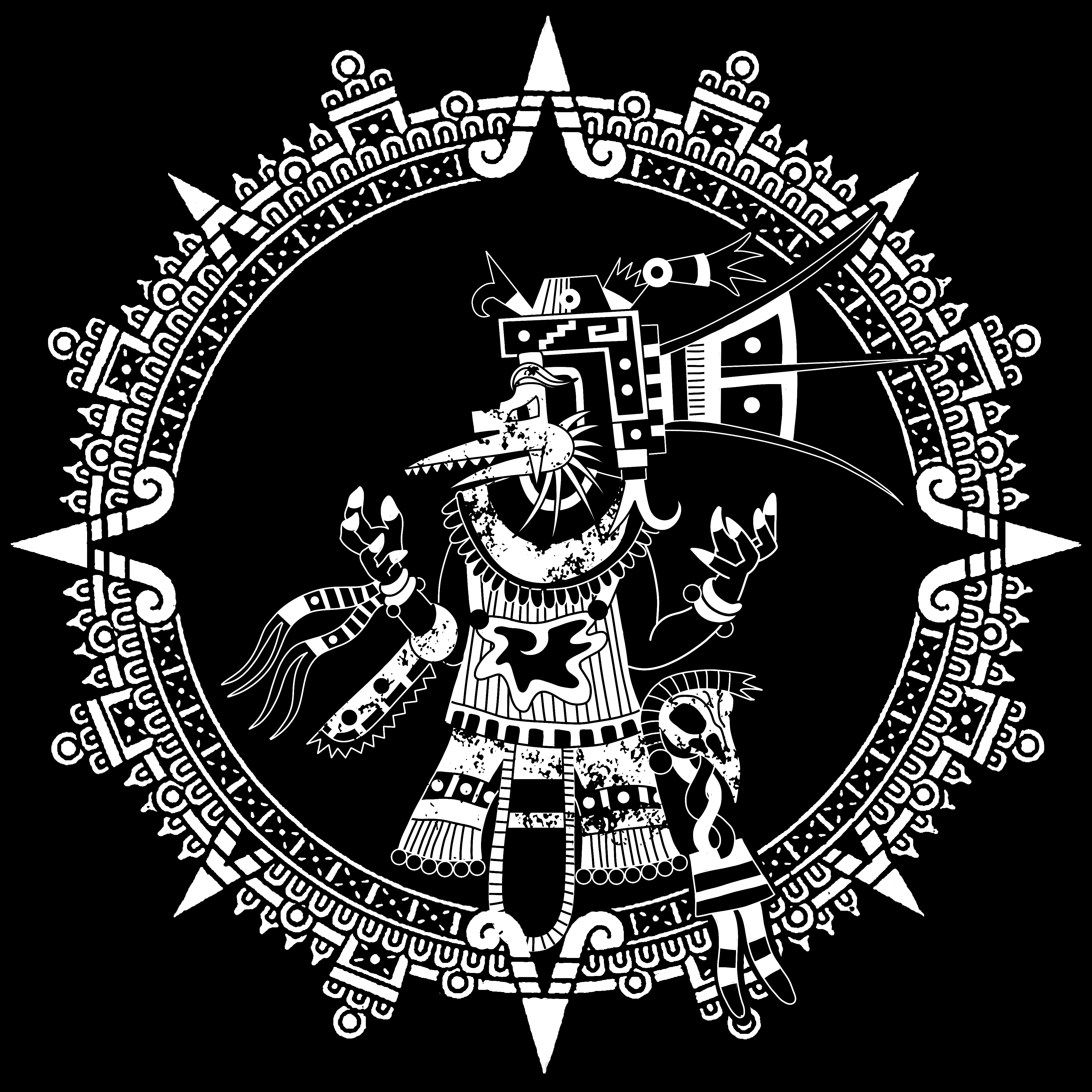 EHECATL T-SHIRT - POCKET PRINT | BACK PRINT