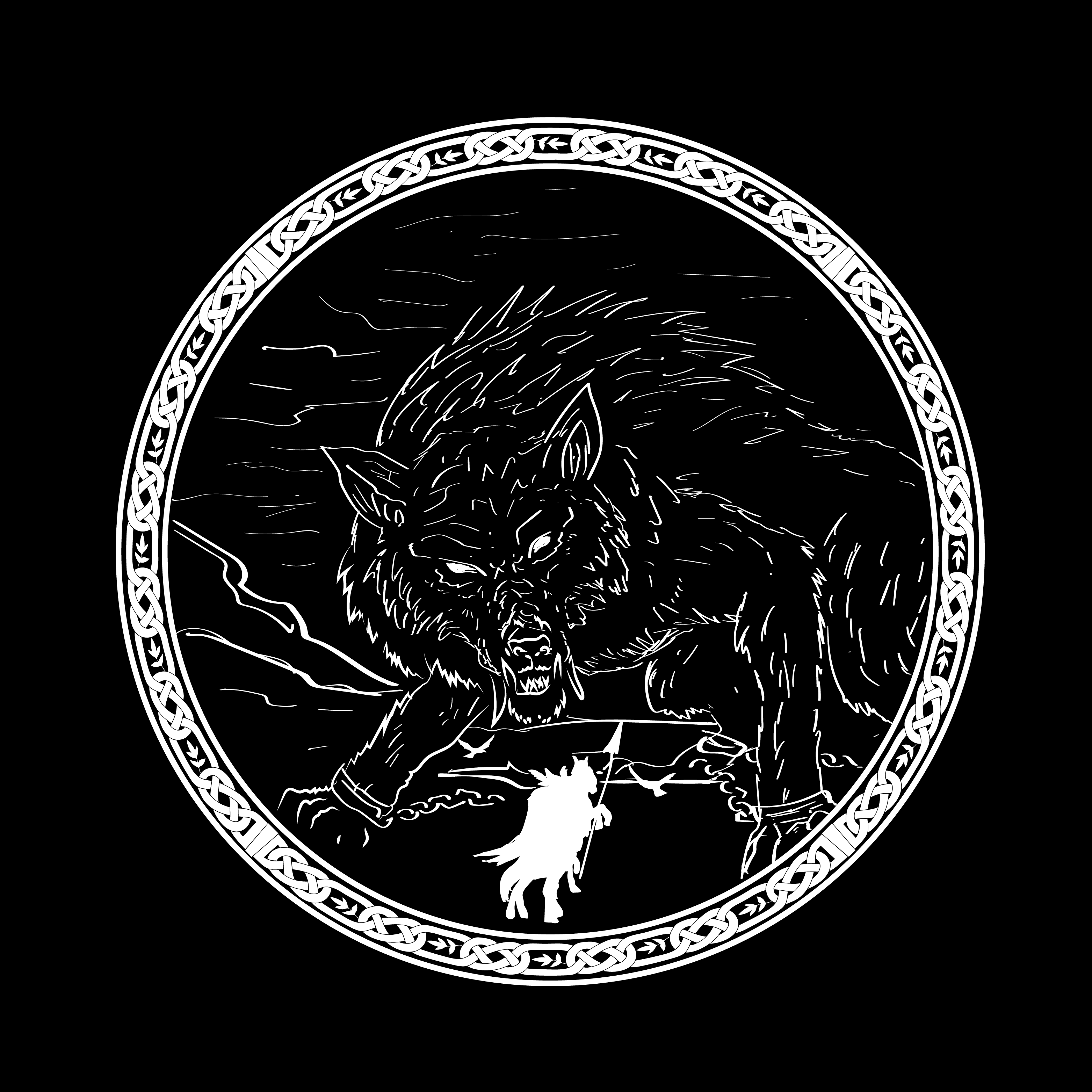 FENRIR T-SHIRT - POCKET PRINT | BACK PRINT