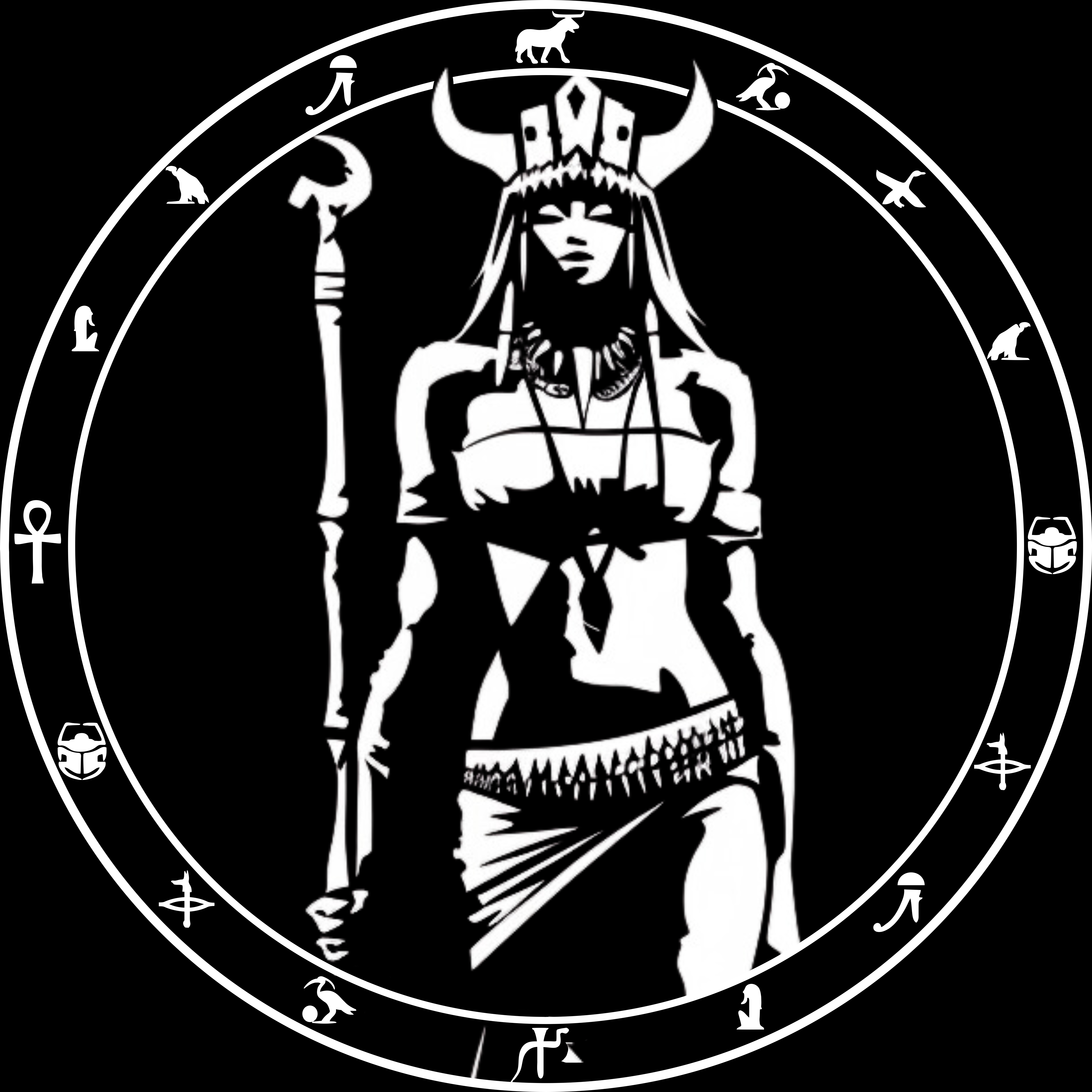 HATHOR T-SHIRT - POCKET PRINT | BACK PRINT