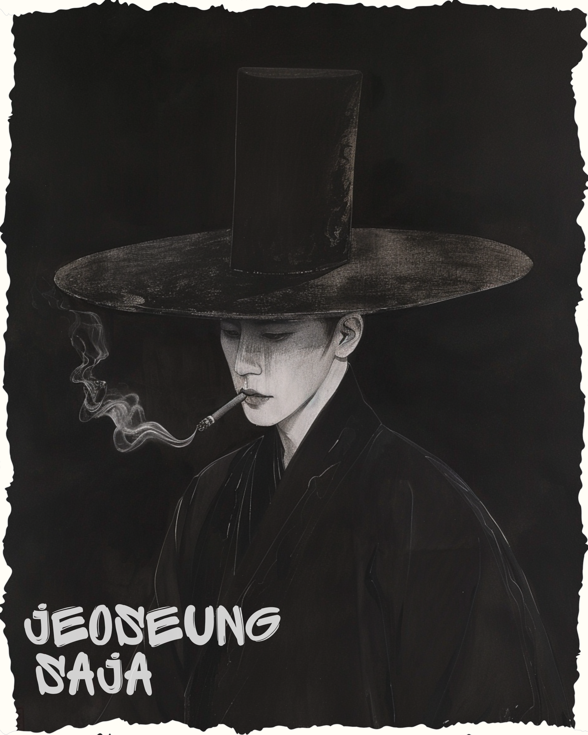 JEOSEUNG SAJA OVERSIZED T-SHIRT - GODS OF DEATH