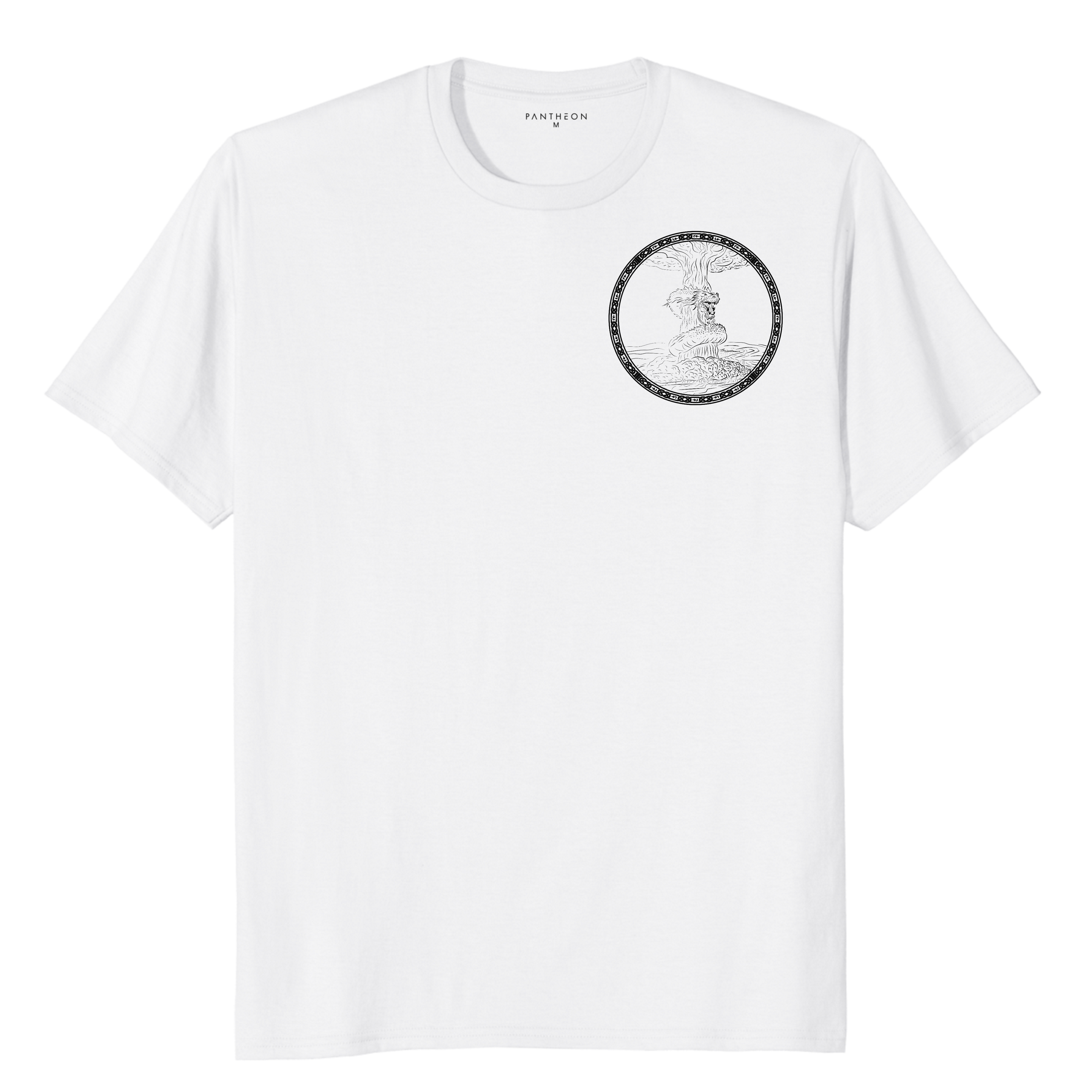 JORMUNGANDR T-SHIRT - POCKET PRINT | BACK PRINT | INVERTED