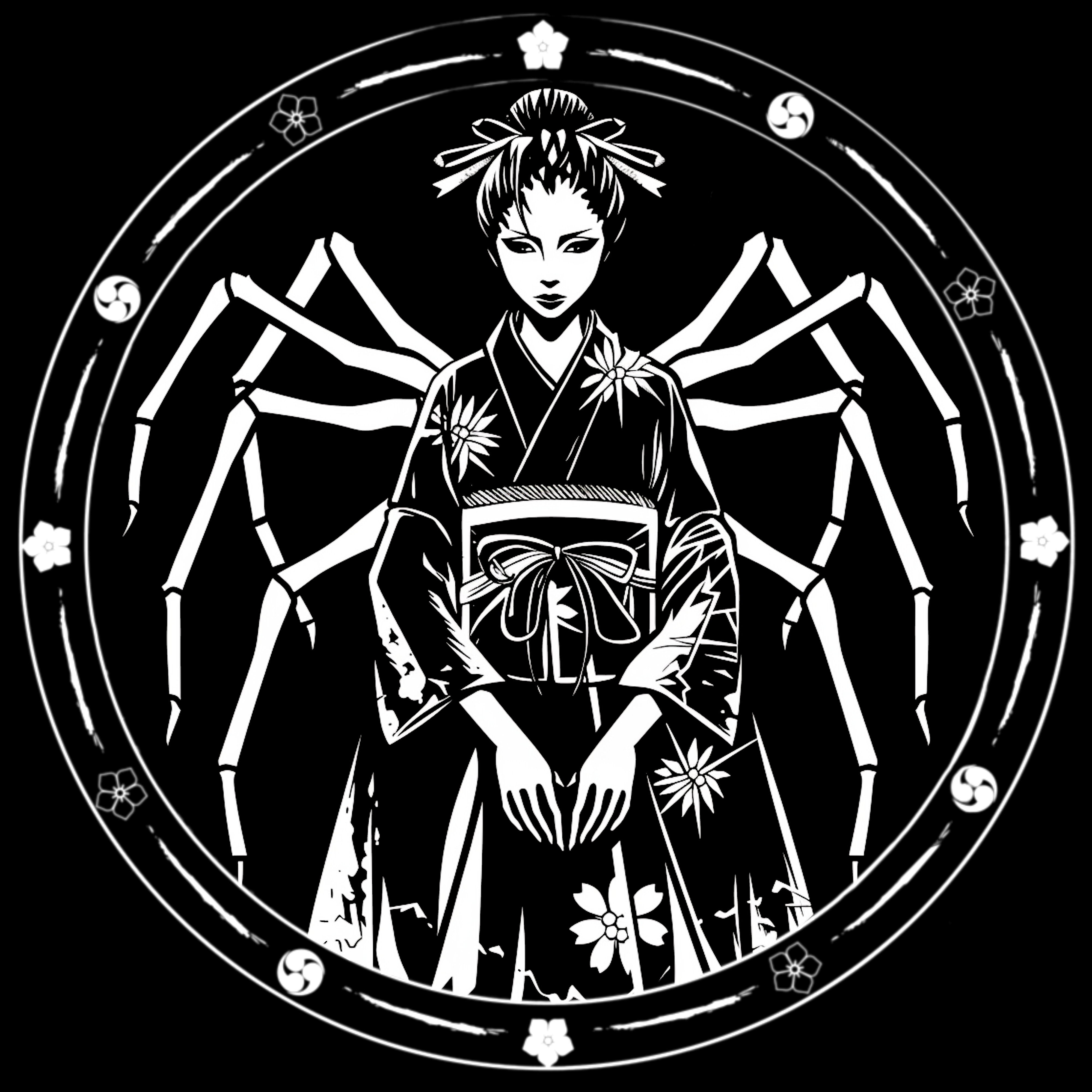JOROGUMO T-SHIRT - POCKET PRINT | BACK PRINT