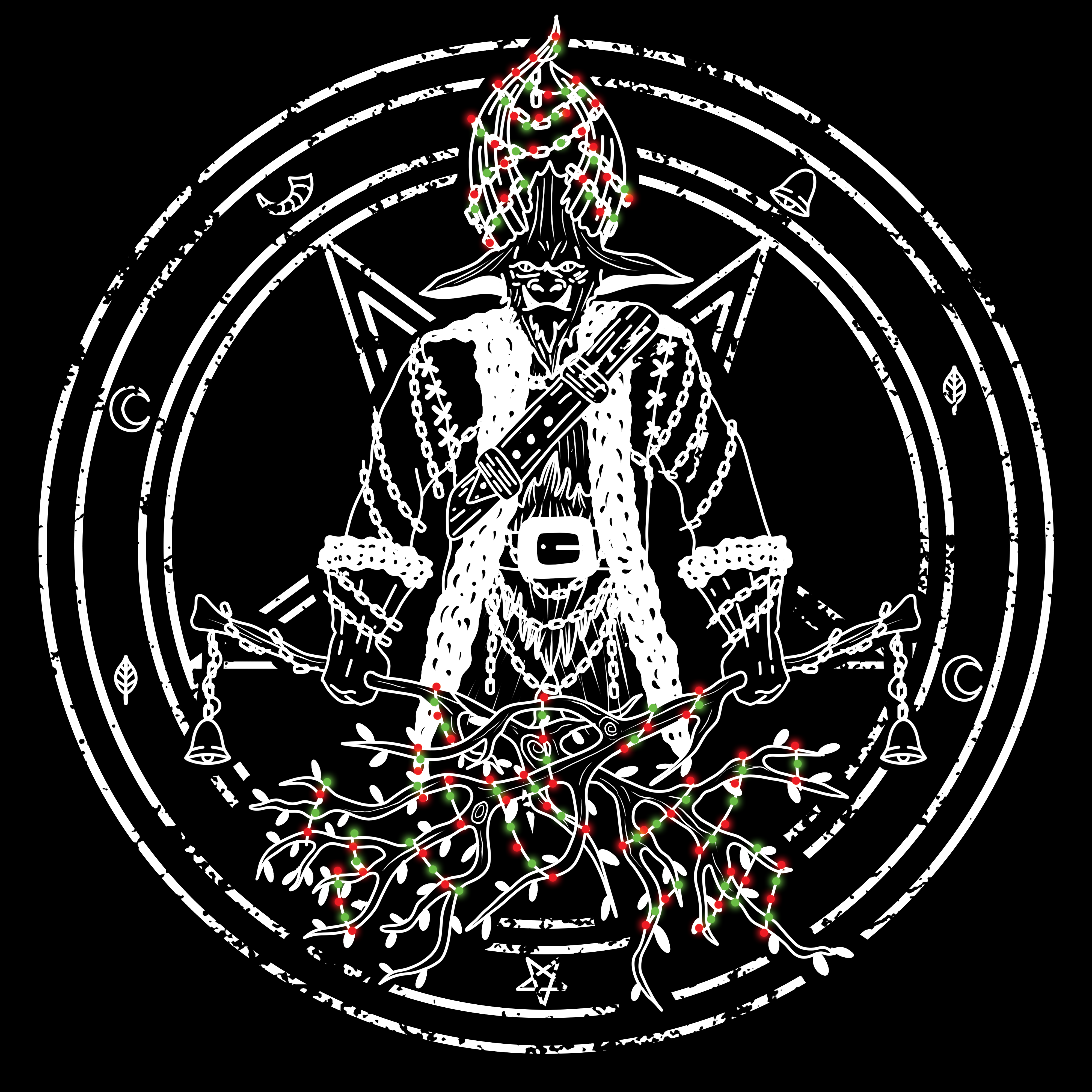 KRAMPUS T-SHIRT - POCKET PRINT | BACK PRINT