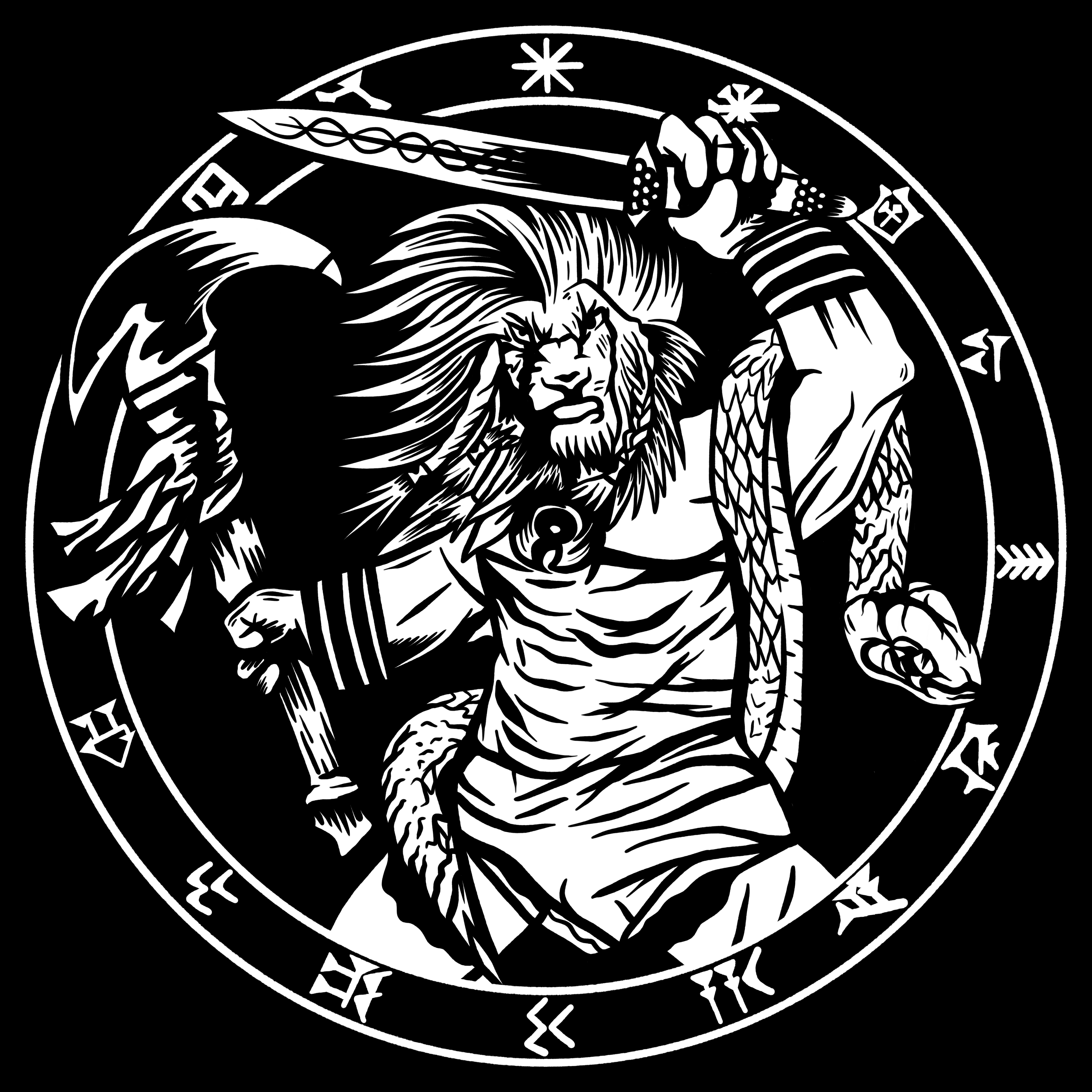 NERGAL T-SHIRT - POCKET PRINT | BACK PRINT