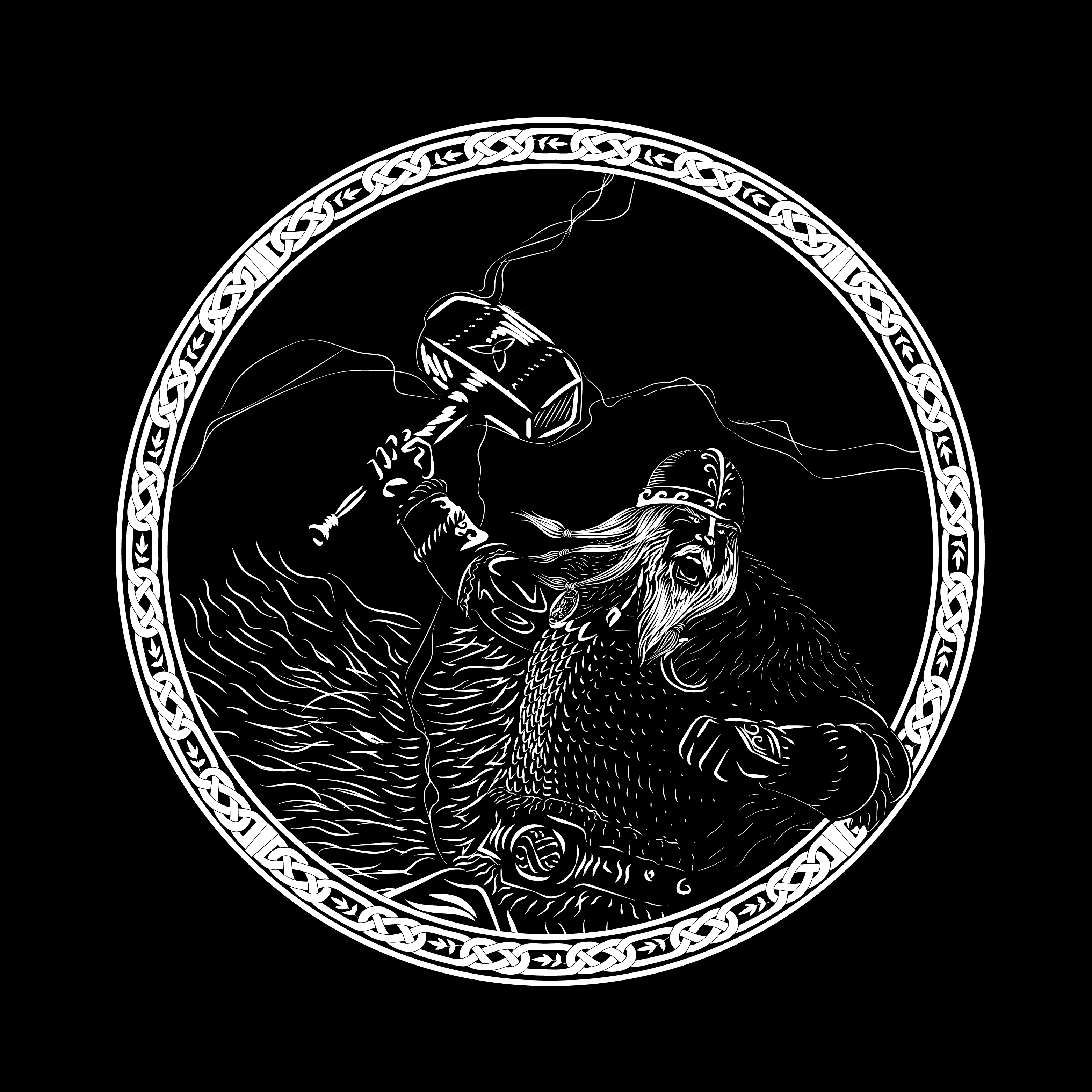 THOR T-SHIRT - POCKET PRINT | BACK PRINT | INVERTED