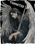 THANATOS OVERSIZED T-SHIRT - GODS OF DEATH