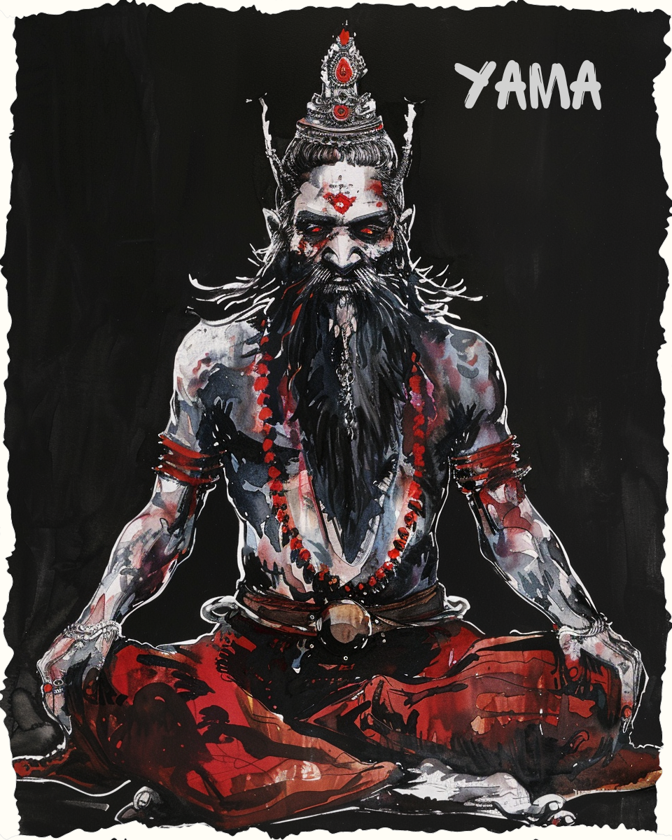 YAMA OVERSIZED T-SHIRT - GODS OF DEATH