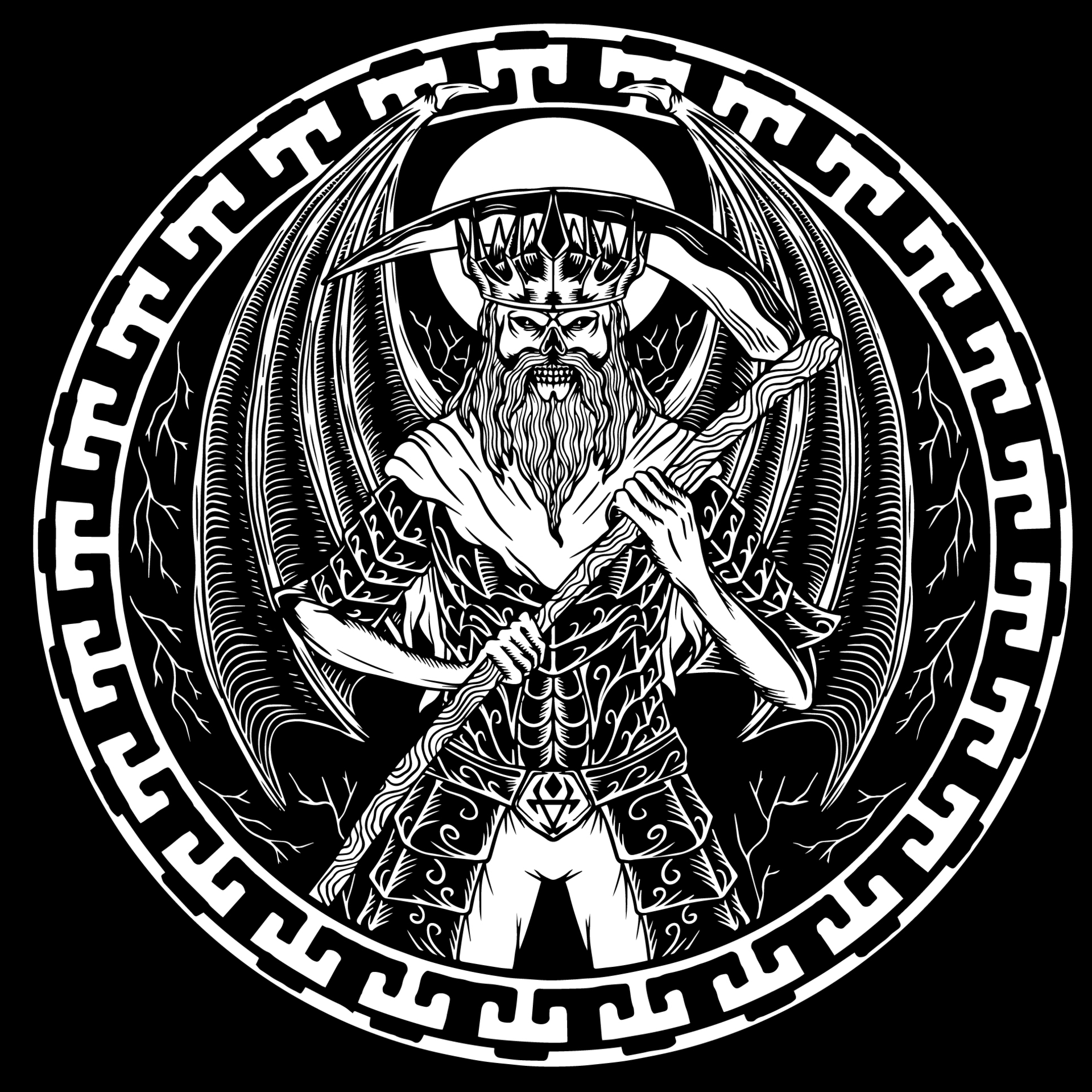 CHERNOBOG HOODIE - SLAVIC PANTHEON