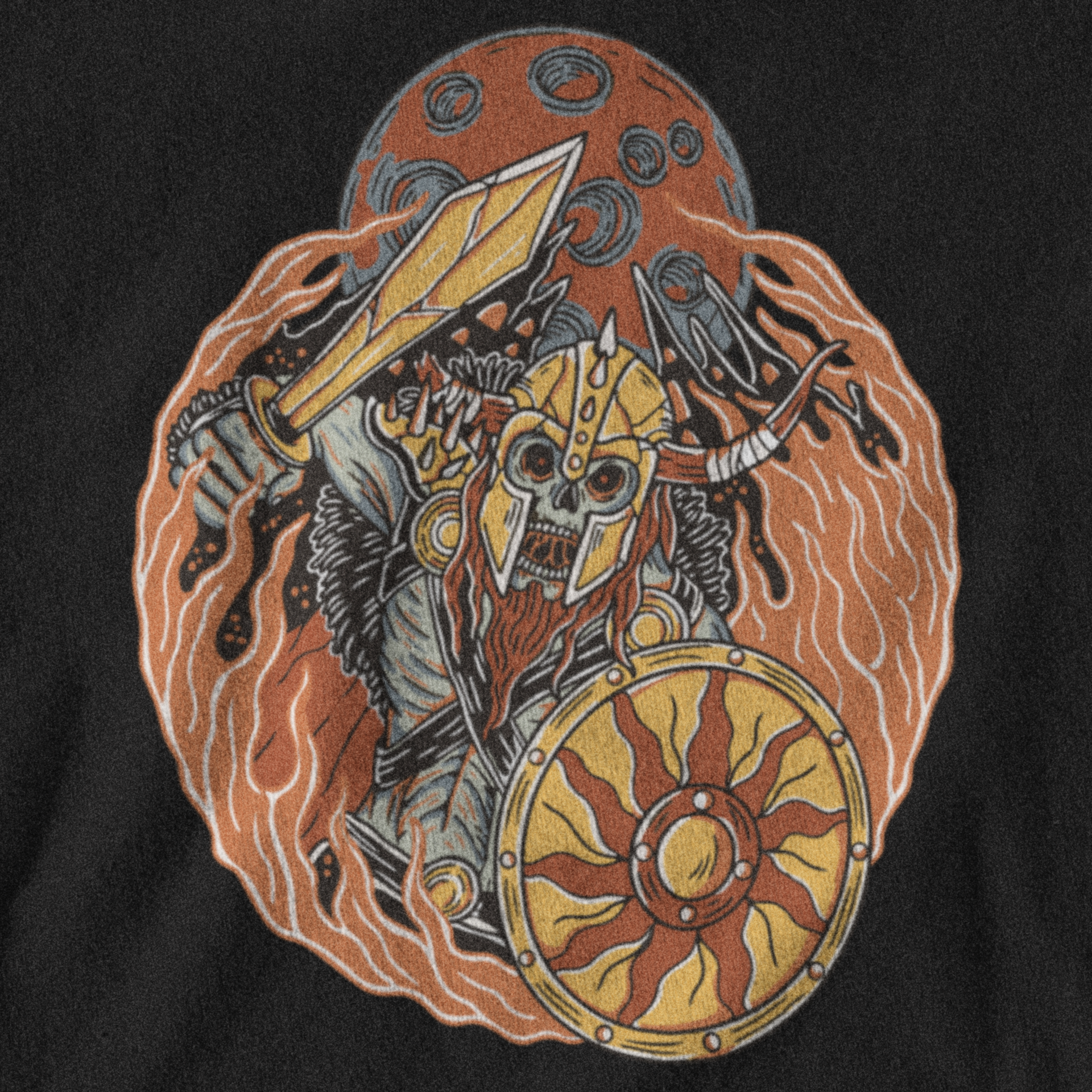 DRAUGR BACK PRINT - PANTHEON καταστροφή