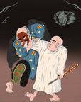 TENGU AND THE MONK - SHINTO COLLECTION