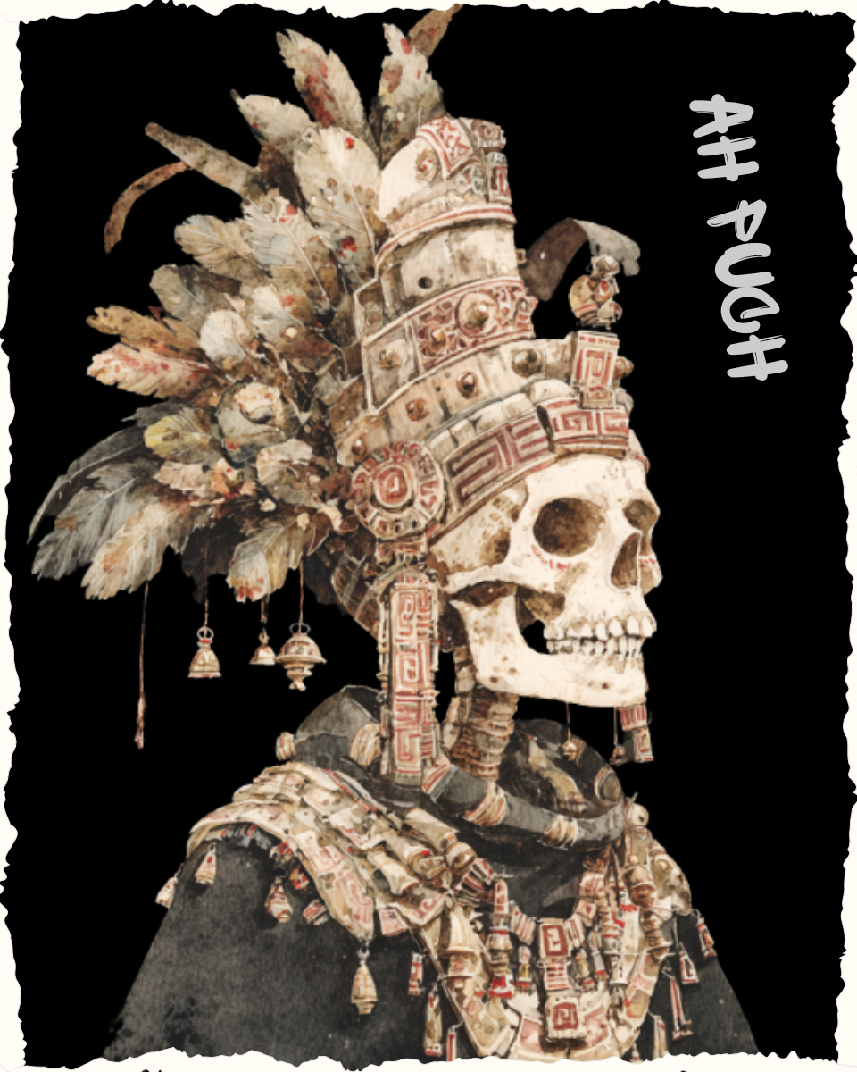 AH PUCH OVERSIZED T-SHIRT - GODS OF DEATH