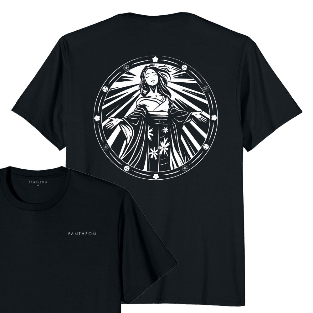 AMATERASU T-SHIRT - POCKET PRINT | BACK PRINT