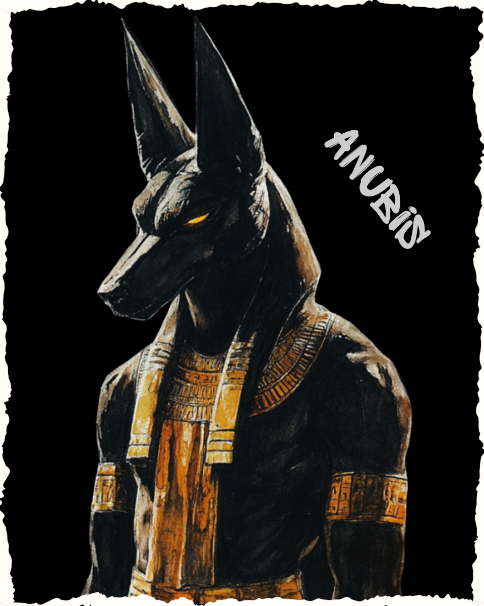 ANUBIS OVERSIZED T-SHIRT - GODS OF DEATH