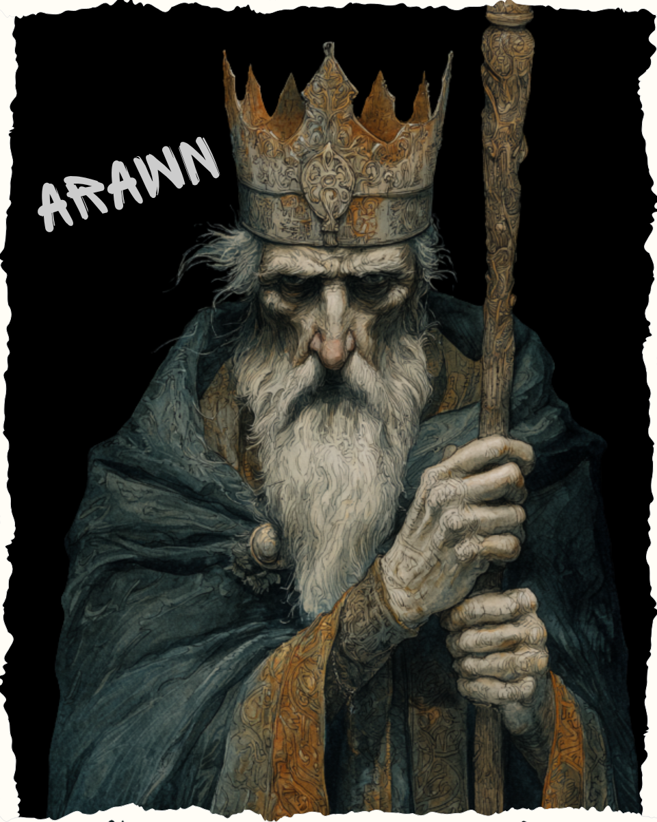 ARAWN OVERSIZED T-SHIRT - GODS OF DEATH