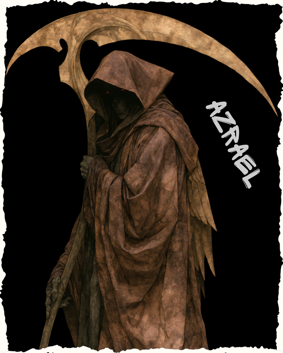 AZRAEL OVERSIZED T-SHIRT - GODS OF DEATH