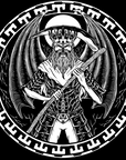 CHERNOBOG T-SHIRT - POCKET PRINT | BACK PRINT | INVERTED
