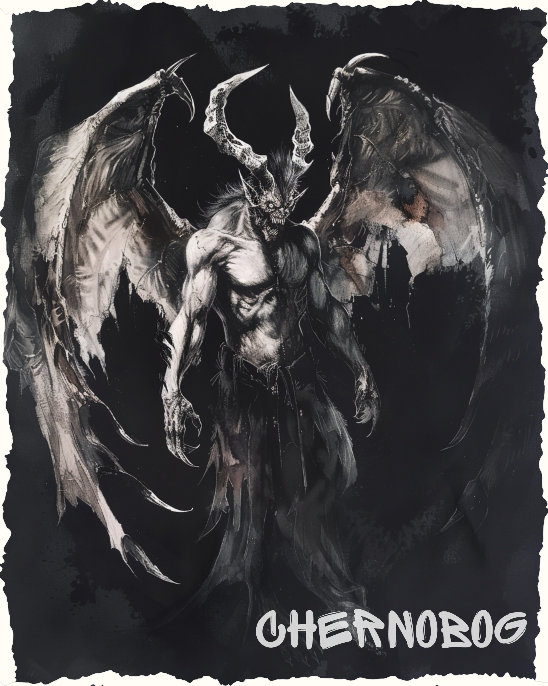 CHERNOBOG OVERSIZED T-SHIRT - GODS OF DEATH