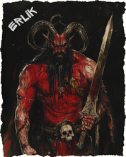 ERLIK OVERSIZED T-SHIRT - GODS OF DEATH