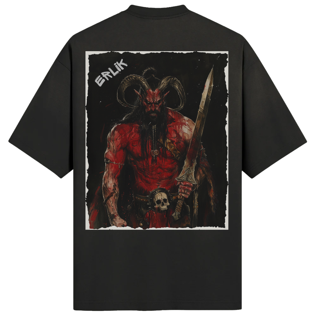 ERLIK OVERSIZED T-SHIRT - GODS OF DEATH