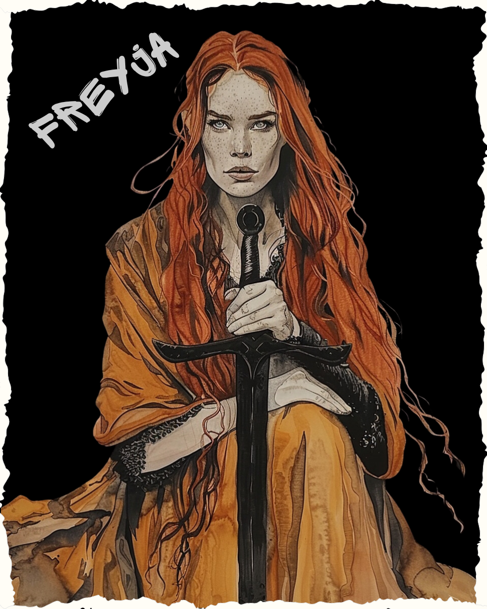FREYJA OVERSIZED T-SHIRT - GODS OF DEATH