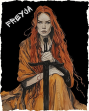 FREYJA OVERSIZED T-SHIRT - GODS OF DEATH