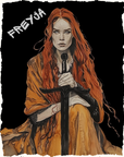 FREYJA OVERSIZED T-SHIRT - GODS OF DEATH