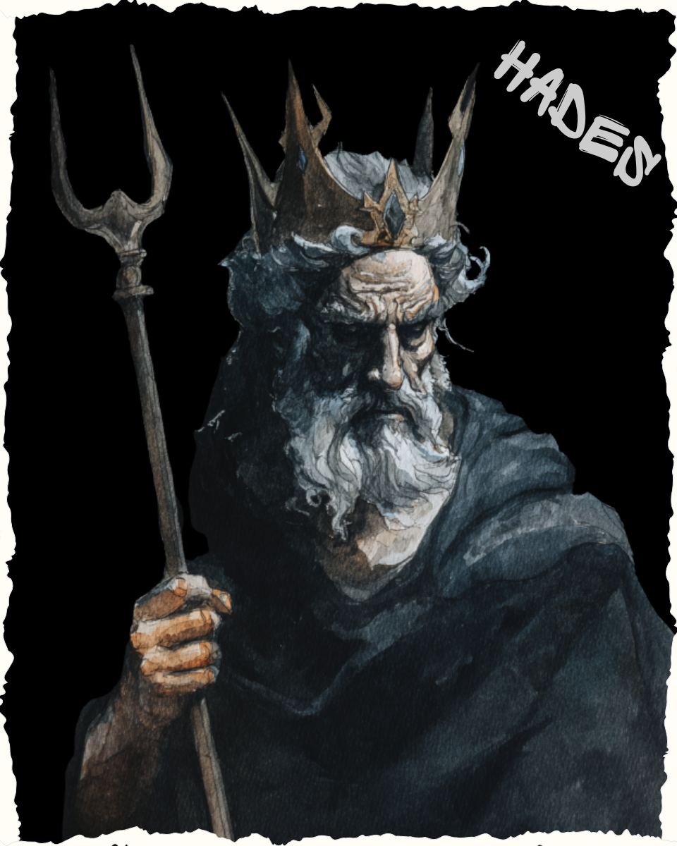 HADES OVERSIZED T-SHIRT - GODS OF DEATH