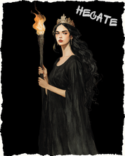 HECATE OVERSIZED T-SHIRT - GODS OF DEATH