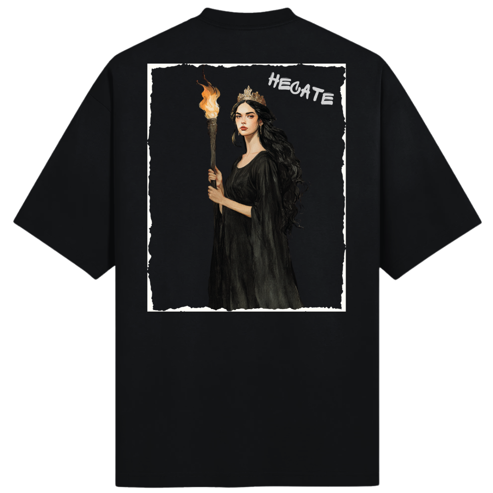 HECATE OVERSIZED T-SHIRT - GODS OF DEATH