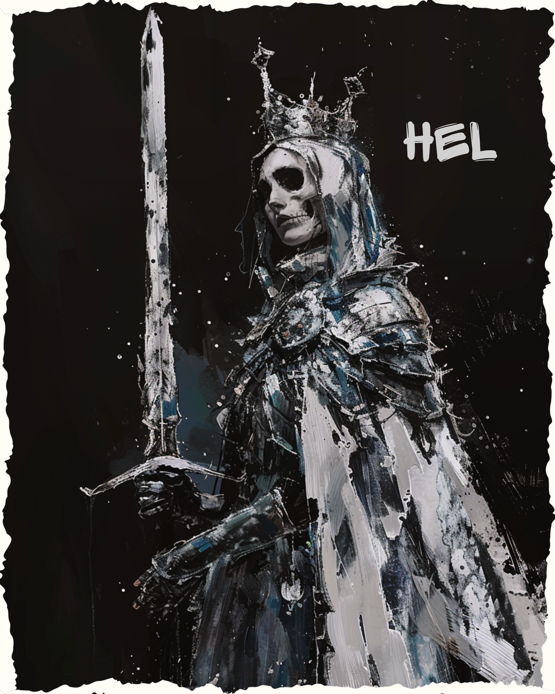 HEL OVERSIZED T-SHIRT - GODS OF DEATH
