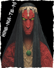 HINE-NUI-TE-PO OVERSIZED T-SHIRT - GODS OF DEATH
