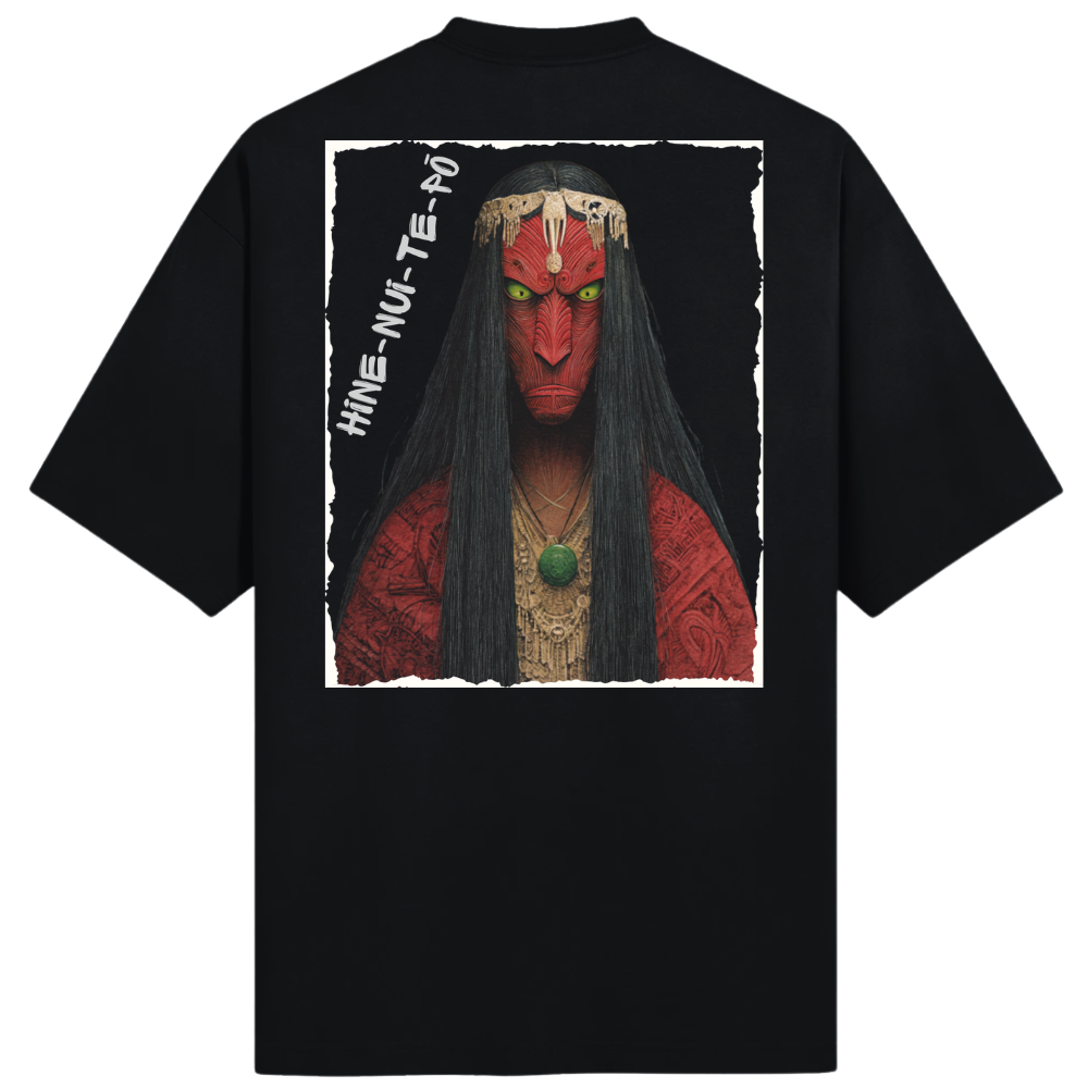 HINE-NUI-TE-PO OVERSIZED T-SHIRT - GODS OF DEATH