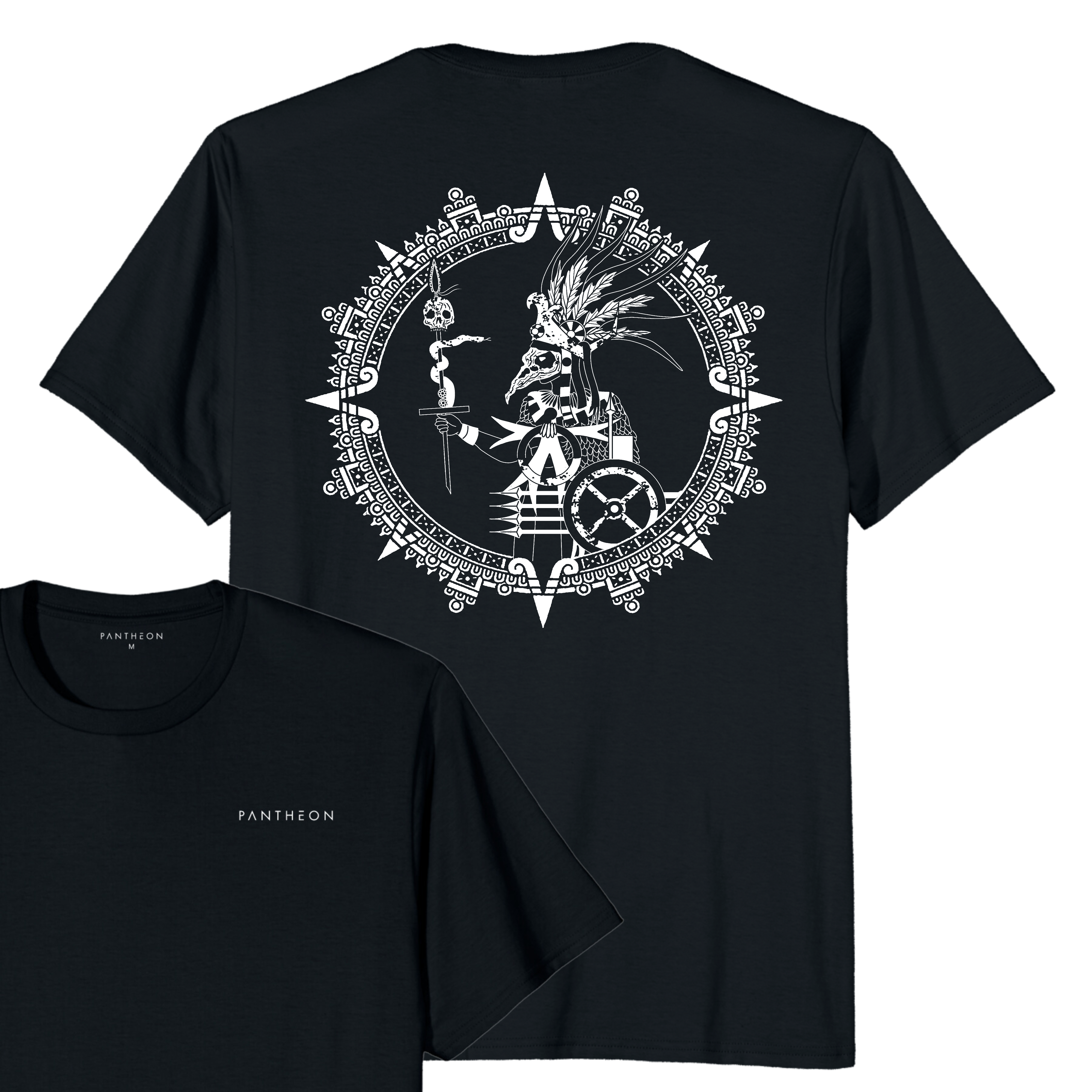 HUITZILOPOCHTLI T-SHIRT - POCKET PRINT | BACK PRINT