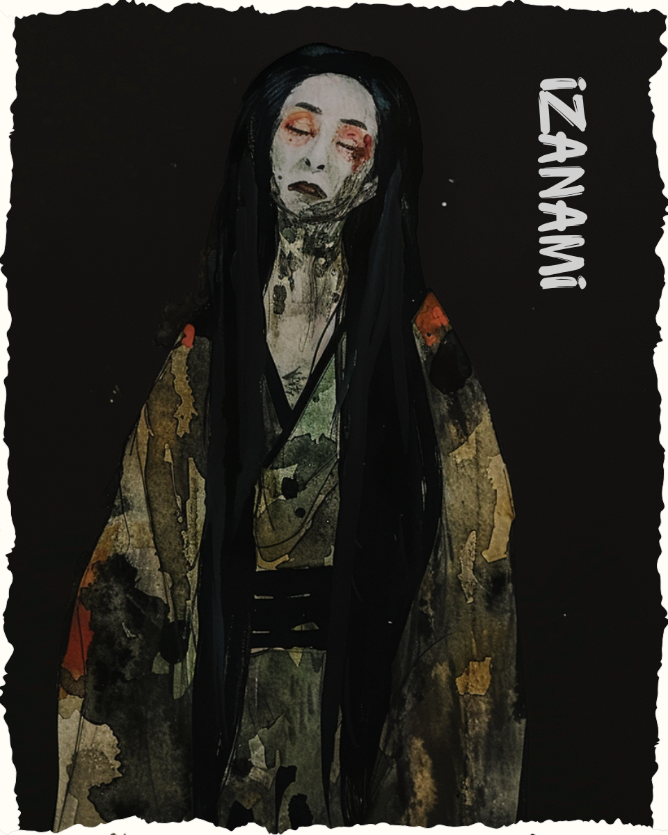 IZANAMI OVERSIZED T-SHIRT - GODS OF DEATH
