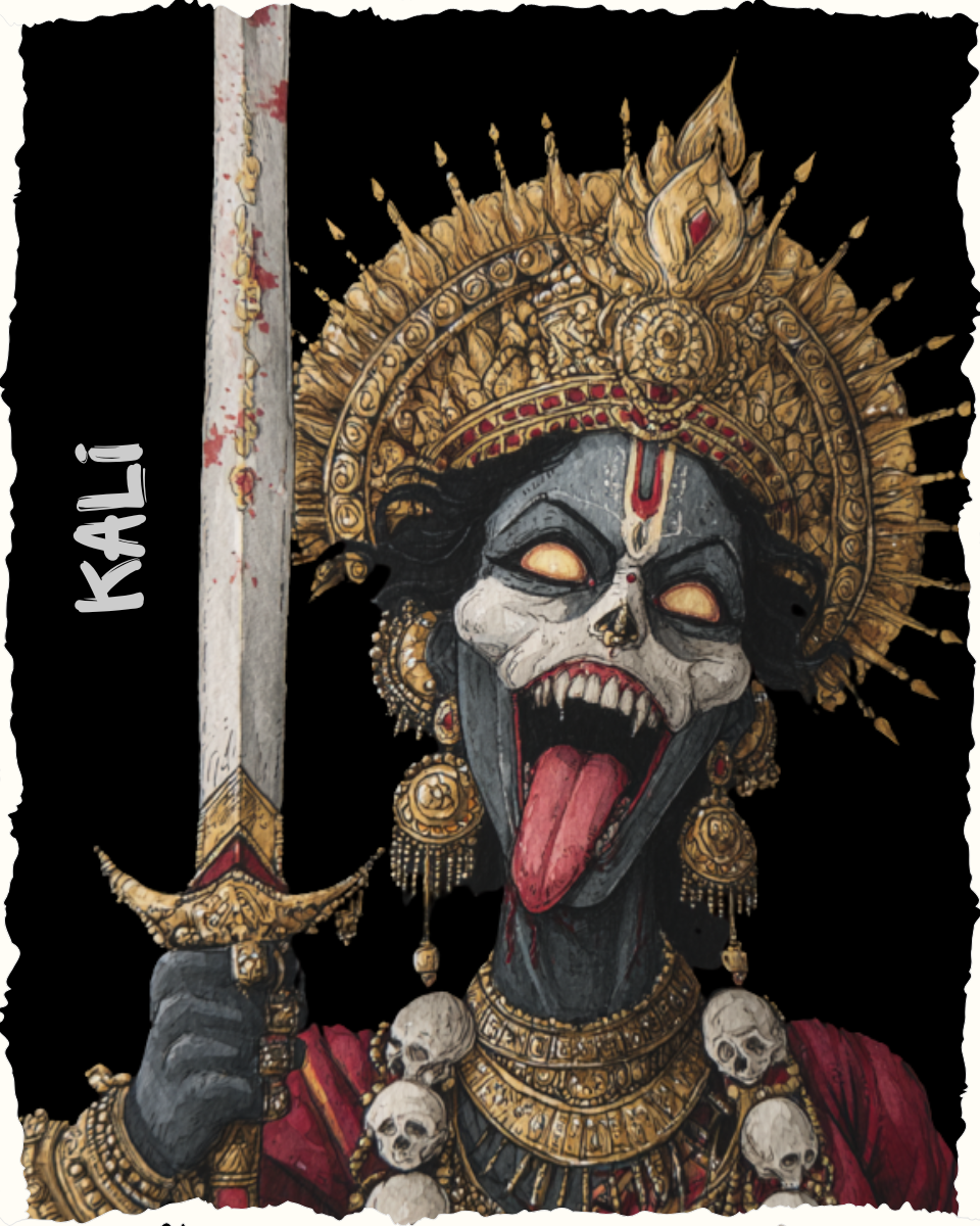 KALI OVERSIZED T-SHIRT - GODS OF DEATH