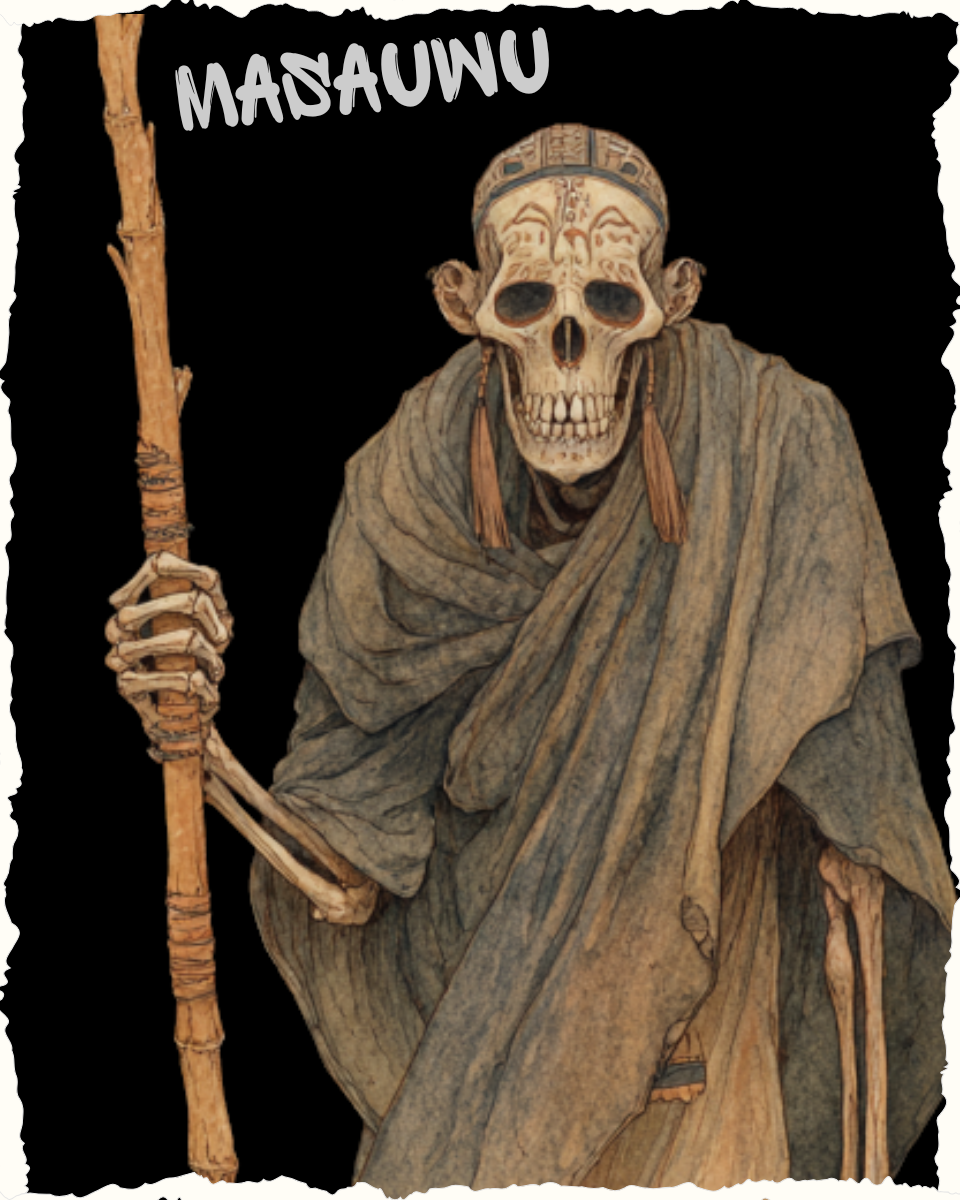 MASAUWU OVERSIZED T-SHIRT - GODS OF DEATH