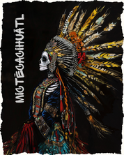MICTECACIHUATL OVERSIZED T-SHIRT - GODS OF DEATH