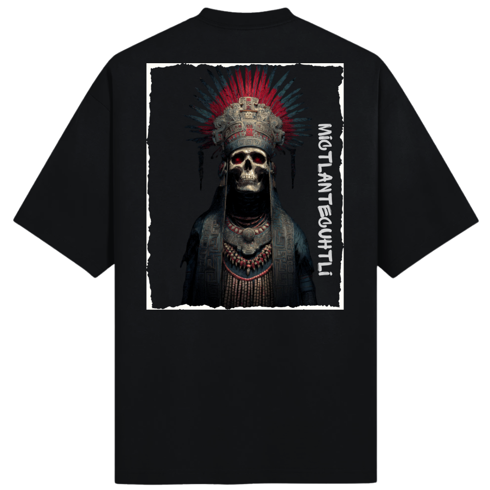MICTLANTECUHTLI OVERSIZED T-SHIRT - GODS OF DEATH