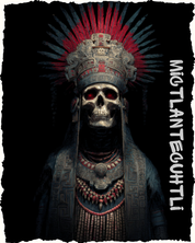MICTLANTECUHTLI OVERSIZED T-SHIRT - GODS OF DEATH