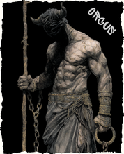 ORCUS OVERSIZED T-SHIRT - GODS OF DEATH