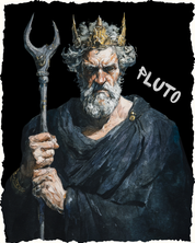 PLUTO OVERSIZED T-SHIRT - GODS OF DEATH