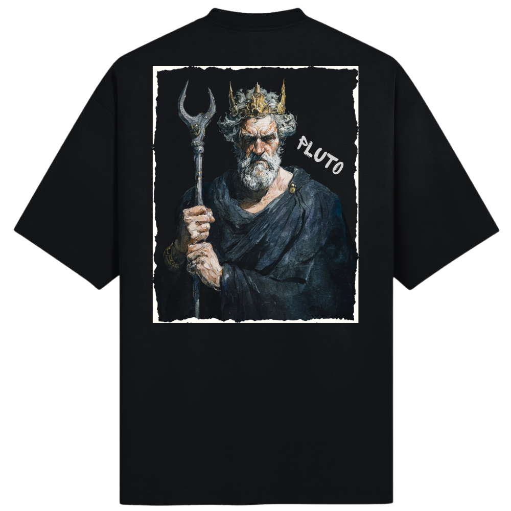 PLUTO OVERSIZED T-SHIRT - GODS OF DEATH