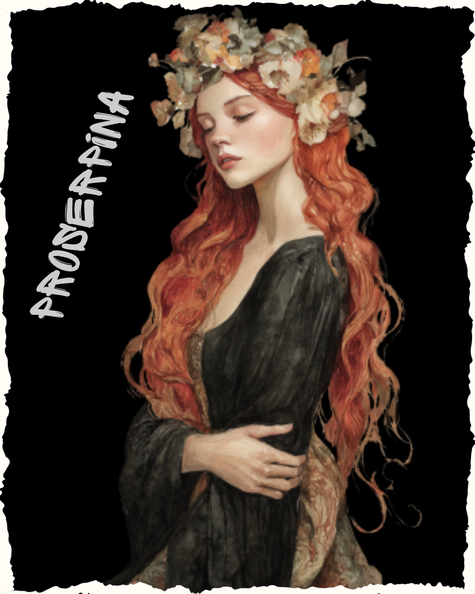 PROSERPINA OVERSIZED T-SHIRT - GODS OF DEATH