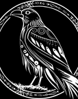 RAVEN T-SHIRT - POCKET PRINT | BACK PRINT